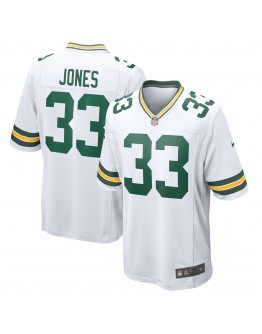 Aaron Jones Green Bay Packers Nike Game Player Jersey - White