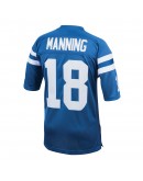 Peyton Manning Indianapolis Colts Mitchell & Ness 1998 Authentic Throwback Retired Player Jersey - Royal