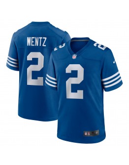 Men's Nike Carson Wentz Royal Indianapolis Colts Alternate Game Jersey