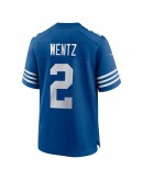 Men's Nike Carson Wentz Royal Indianapolis Colts Alternate Game Jersey