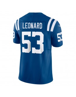 Shaquille Leonard Indianapolis Colts Nike Vapor F.U.S.E. Limited Jersey - Royal