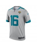 Trevor Lawrence Jacksonville Jaguars Nike Inverted Legend Jersey - Silver