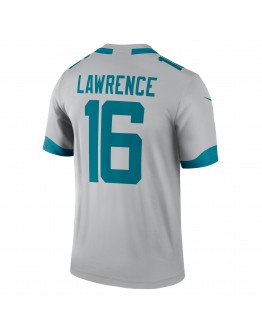 Trevor Lawrence Jacksonville Jaguars Nike Inverted Legend Jersey - Silver