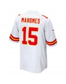 Patrick Mahomes Kansas City Chiefs Nike Super Bowl LVII Patch Away Game Jersey - White