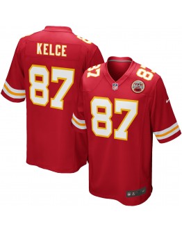 Travis Kelce Kansas City Chiefs Nike Team Game Jersey - Red