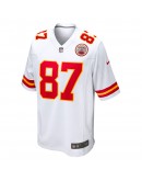 Travis Kelce Kansas City Chiefs Nike Player Game Jersey - White