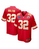 Nick Bolton Kansas City Chiefs Nike Super Bowl LVII Patch Game Jersey - Red