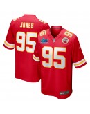 Chris Jones Kansas City Chiefs Nike Super Bowl LVII Patch Game Jersey - Red