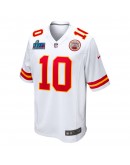 Isiah Pacheco Kansas City Chiefs Nike Super Bowl LVII Patch Away Game Jersey - White