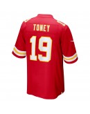 Kadarius Toney Kansas City Chiefs Nike Super Bowl LVII Patch Game Jersey - Red