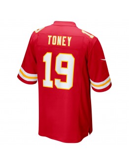 Kadarius Toney Kansas City Chiefs Nike Super Bowl LVII Patch Game Jersey - Red