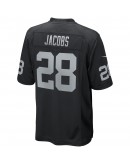 Josh Jacobs Las Vegas Raiders Nike Game Player Jersey - Black