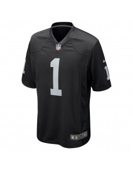 Number 1 Dad Las Vegas Raiders Nike Game Jersey - Black