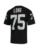 Howie Long Las Vegas Raiders Mitchell & Ness 1983 Authentic Throwback Retired Player Jersey - Black