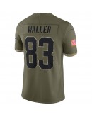 Darren Waller Las Vegas Raiders Nike 2022 Salute To Service Limited Jersey - Olive