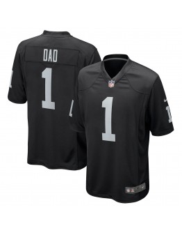 Number 1 Dad Las Vegas Raiders Nike Game Jersey - Black