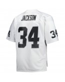 Bo Jackson Las Vegas Raiders Mitchell & Ness Big & Tall 1988 Retired Player Replica Jersey - White