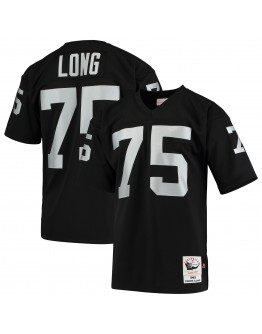 Howie Long Las Vegas Raiders Mitchell & Ness 1983 Authentic Throwback Retired Player Jersey - Black