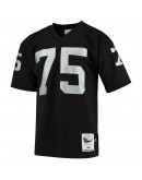 Howie Long Las Vegas Raiders Mitchell & Ness 1983 Authentic Throwback Retired Player Jersey - Black