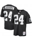 Charles Woodson Las Vegas Raiders Mitchell & Ness 2002 Authentic Throwback Retired Player Jersey - Black