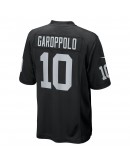 Jimmy Garoppolo Las Vegas Raiders Nike Game Player Jersey - Black