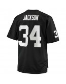 Bo Jackson Las Vegas Raiders Mitchell & Ness Big & Tall 1988 Retired Player Replica Jersey - Black