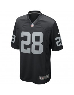 Josh Jacobs Las Vegas Raiders Nike Game Player Jersey - Black