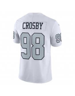 Maxx Crosby Las Vegas Raiders Nike Alternate Vapor Limited Jersey - White