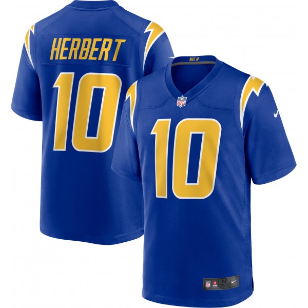 Justin Herbert Los Angeles Chargers Nike 2nd Alternate Game Jersey - Royal