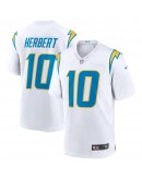 Justin Herbert Los Angeles Chargers Nike Game Jersey - White