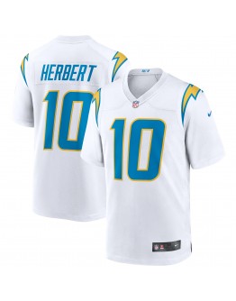 Justin Herbert Los Angeles Chargers Nike Game Jersey - White