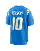 Justin Herbert Los Angeles Chargers Nike Player Game Jersey - Powder Blue