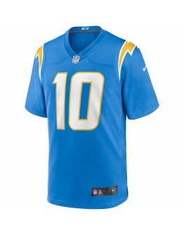 Justin Herbert Los Angeles Chargers Nike Player Game Jersey - Powder Blue