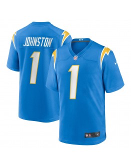 Quentin Johnston Los Angeles Chargers Nike 2023 NFL Draft First Round Pick Game Player Jersey - Powder Blue