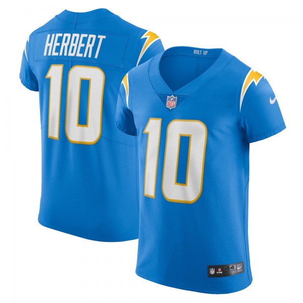 Justin Herbert Los Angeles Chargers Nike Vapor Elite Player Jersey - Powder Blue