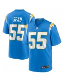 Junior Seau Los Angeles Chargers Nike Game Retired Player Jersey - Powder Blue