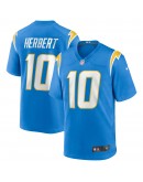 Justin Herbert Los Angeles Chargers Nike Player Game Jersey - Powder Blue