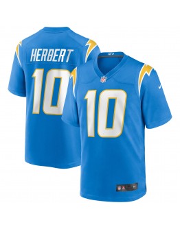 Justin Herbert Los Angeles Chargers Nike Player Game Jersey - Powder Blue