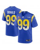 Aaron Donald Los Angeles Rams Nike Super Bowl LVI Bound Game Patch Jersey - Royal