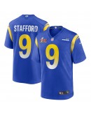 Matthew Stafford Los Angeles Rams Nike Super Bowl LVI Bound Game Patch Jersey - Royal