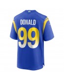 Aaron Donald Los Angeles Rams Nike Super Bowl LVI Bound Game Patch Jersey - Royal