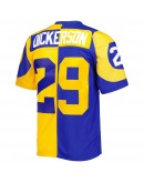 Eric Dickerson Los Angeles Rams Mitchell & Ness 1984 Split Legacy Replica Jersey - Royal/Gold