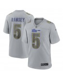 Jalen Ramsey Los Angeles Rams Nike Atmosphere Fashion Game Jersey - Gray