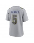 Jalen Ramsey Los Angeles Rams Nike Atmosphere Fashion Game Jersey - Gray