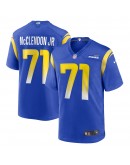 Warren McClendon Jr. Los Angeles Rams Nike Team Game Jersey - Royal