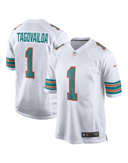 Tua Tagovailoa Miami Dolphins Nike 2nd Alternate Game Jersey - White