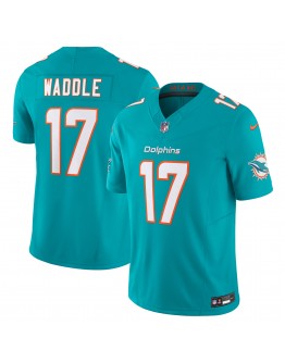 Jaylen Waddle Miami Dolphins Nike Vapor F.U.S.E. Limited Jersey - Aqua