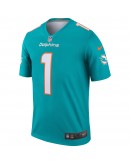 Tua Tagovailoa Miami Dolphins Nike Legend Jersey - Aqua