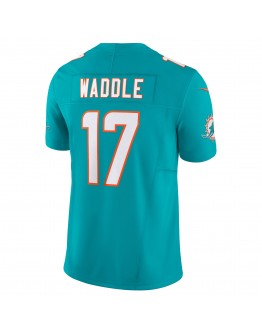 Jaylen Waddle Miami Dolphins Nike Vapor F.U.S.E. Limited Jersey - Aqua