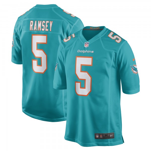 Jalen Ramsey Miami Dolphins Nike Team Color Game Jersey - Aqua